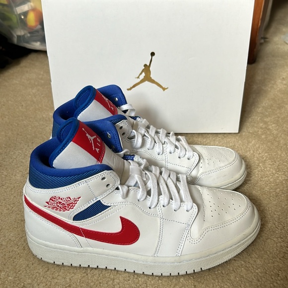 Air Jordan 1 Red White and Blue - Picture 2 of 5